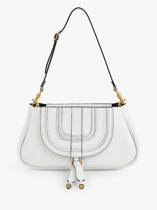 Chloe Handbags - Chloe Marcie Baguette Leather Cross-Body Bag